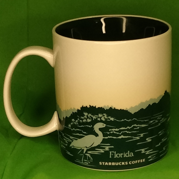 Starbucks Coffee Florida Alligator 16 Oz Collectors Ceramic Cup Mug - Picture 2 of 5